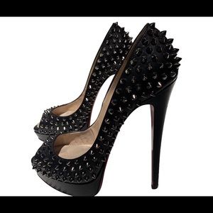 Christian Louboutin  Lady Peep Spikes